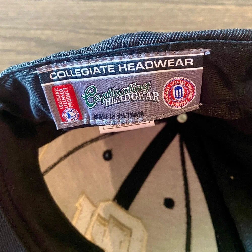 University of Colorado Hat Cap Collegiate Headwear Strap Back Black Gold Buffalo